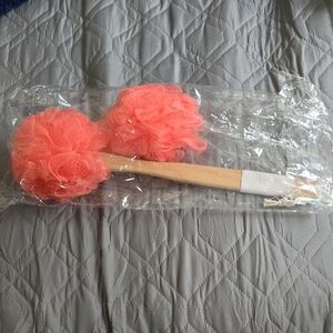 Orange Bath Loofah Set